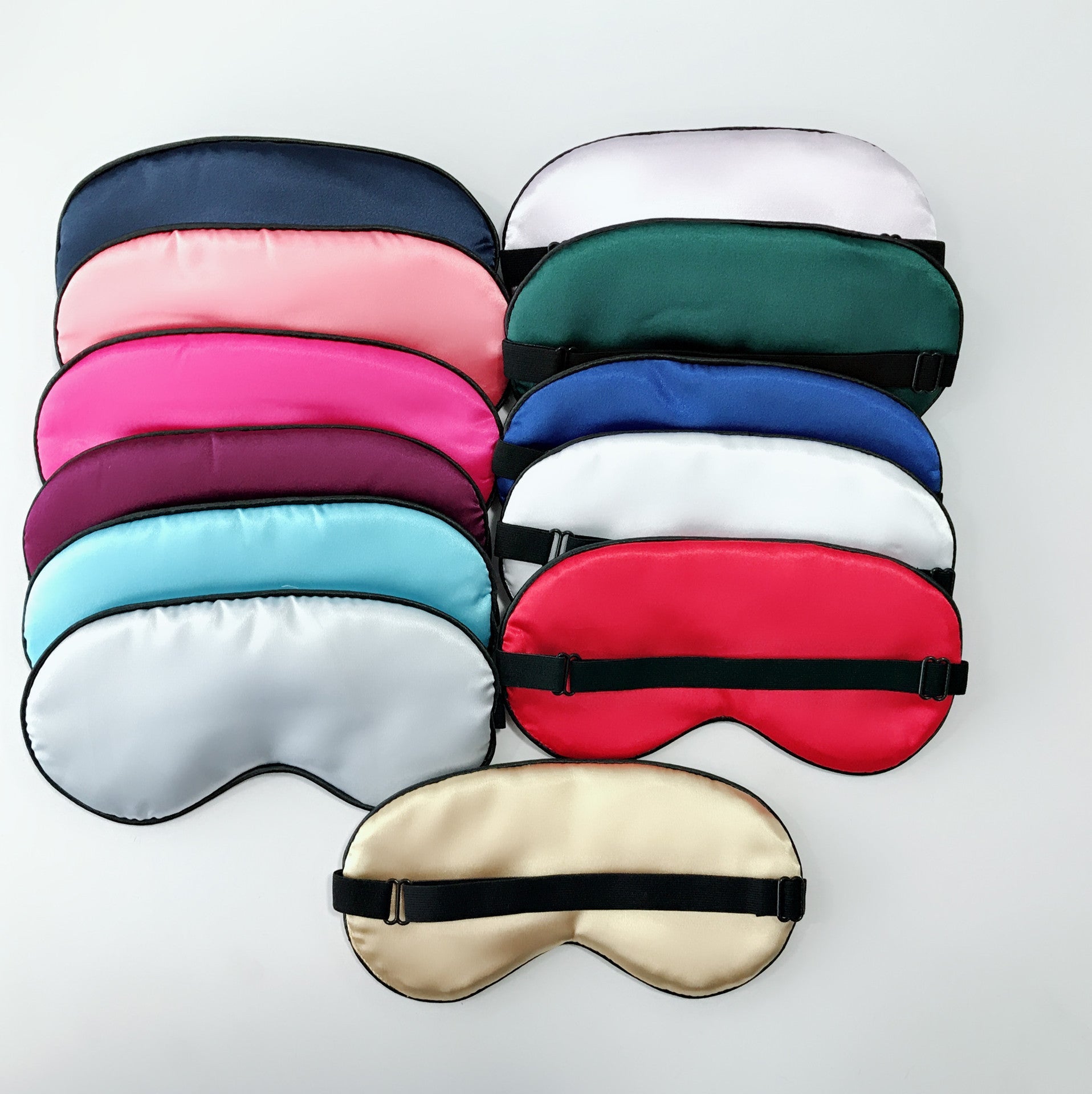 JMT-628426 Silk Sleep Eye Mask with Padded Shade for Travel and Relaxation