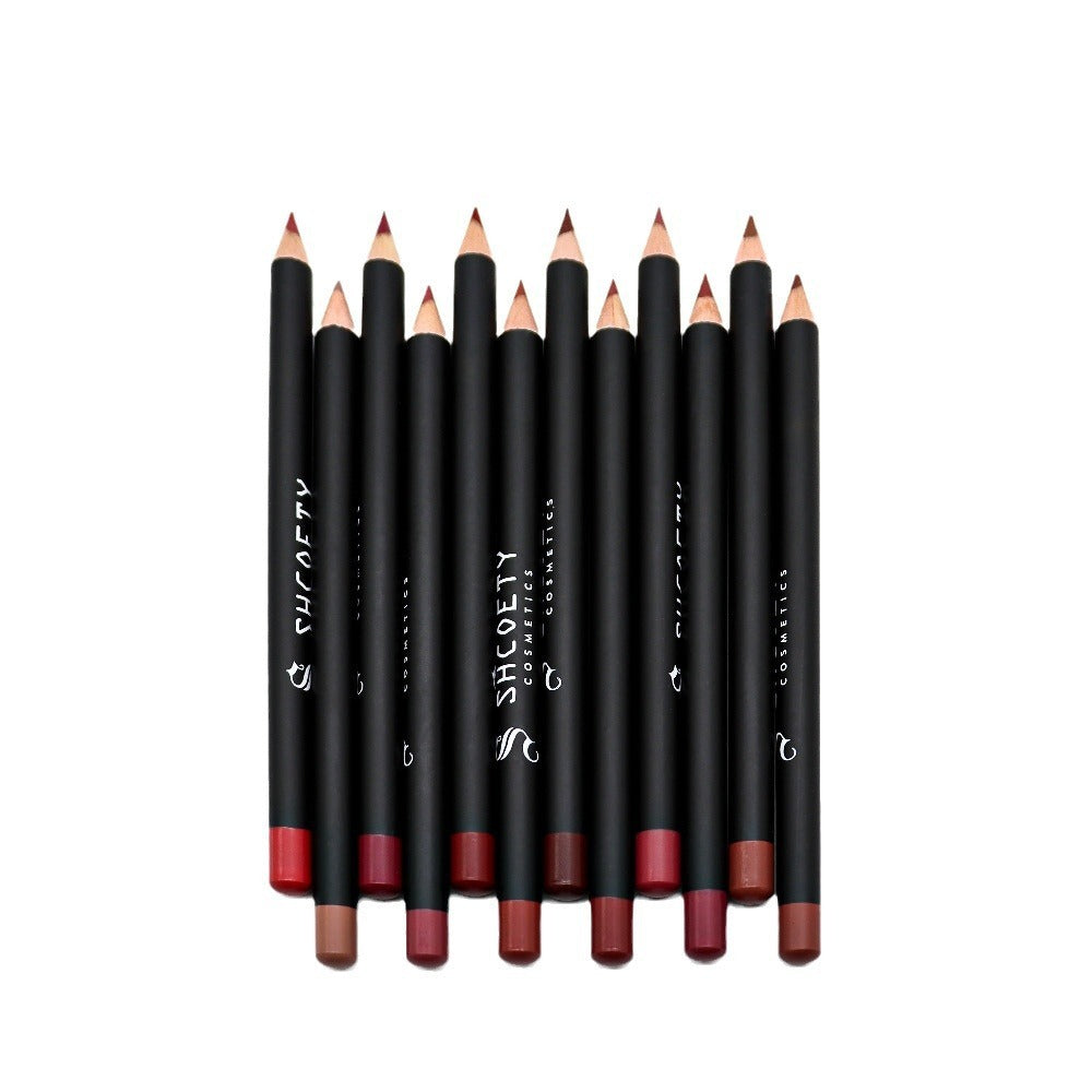 JMT-628554 12-Piece Matte Lipstick and Lip Liner Set for Versatile Color Application