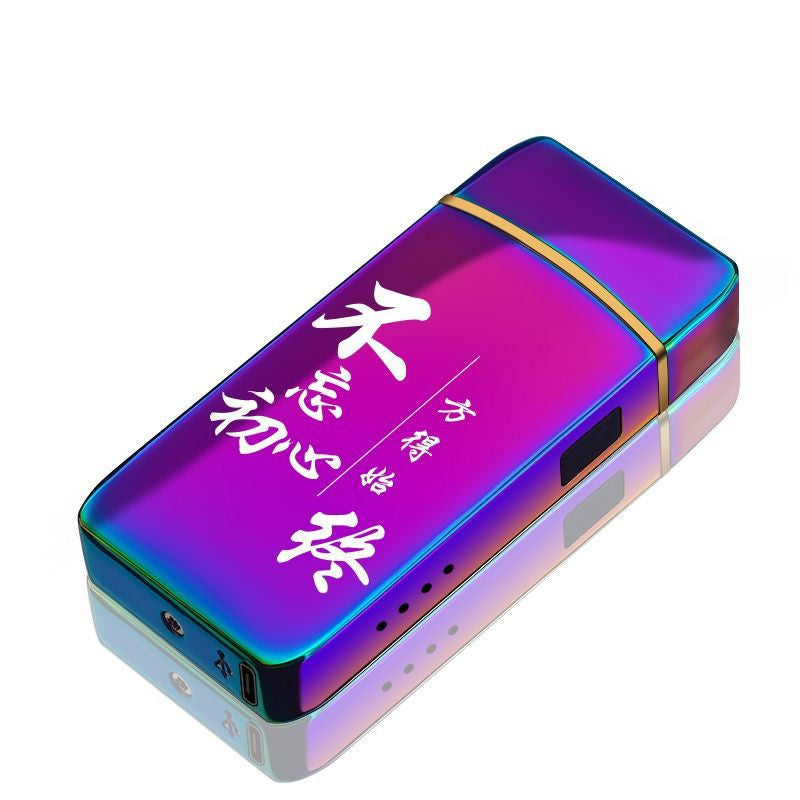 JMT-628618 Creative Fingerprint Sensor Unlocking Lighter with LED Light - Unique Gift for Boys