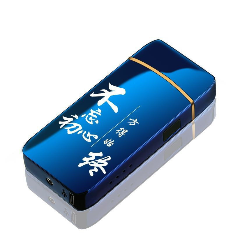 JMT-628618 Creative Fingerprint Sensor Unlocking Lighter with LED Light - Unique Gift for Boys