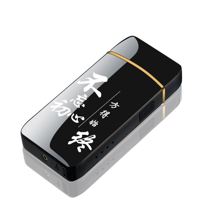JMT-628618 Creative Fingerprint Sensor Unlocking Lighter with LED Light - Unique Gift for Boys