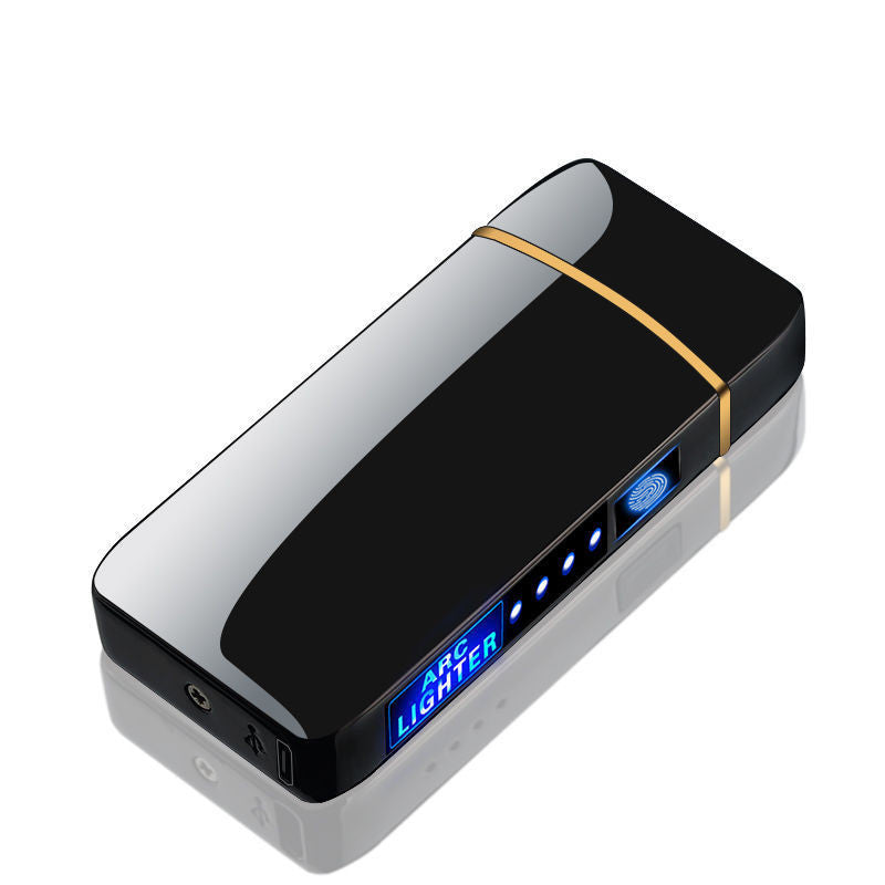 JMT-628618 Creative Fingerprint Sensor Unlocking Lighter with LED Light - Unique Gift for Boys