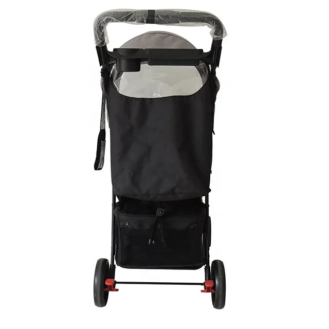 JMT-628618 Lightweight Steel Baby Stroller with Adjustable Canopy and Comfortable Seating