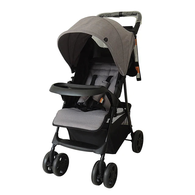 JMT-628618 Lightweight Steel Baby Stroller with Adjustable Canopy and Comfortable Seating