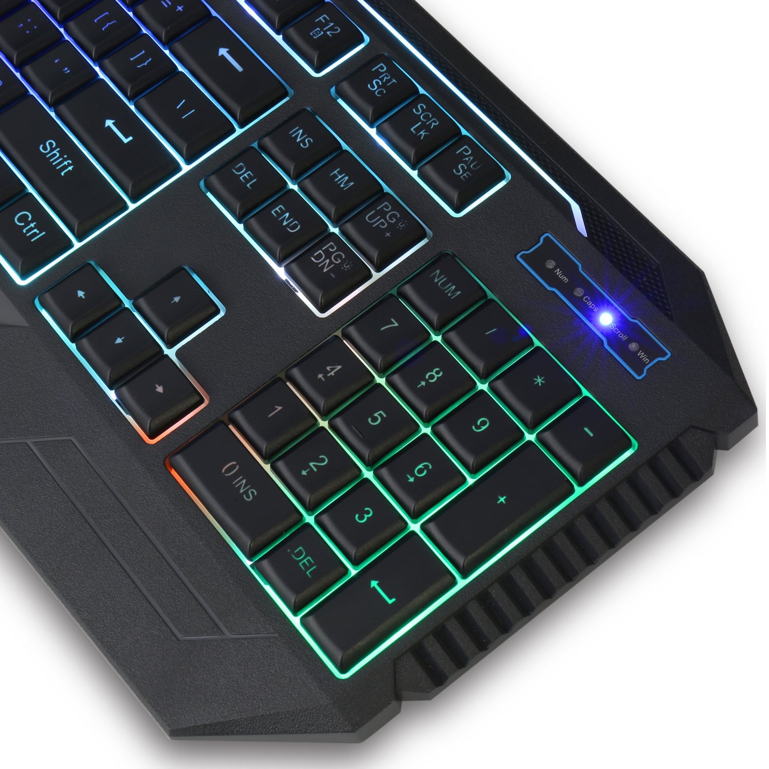 JMT-628746 Backlit Keyboard and Mouse Set with Multimedia Shortcuts and Adjustable DPI Modes