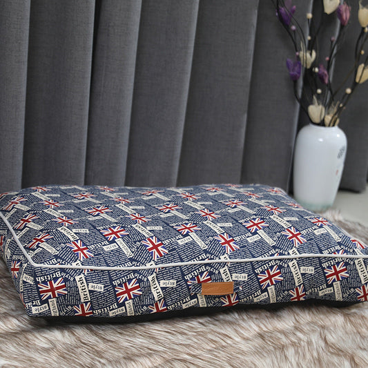 JMT-628746 Plush Four Seasons Pet Pad for Cats and Dogs - Cozy Blue Sleeping Nest