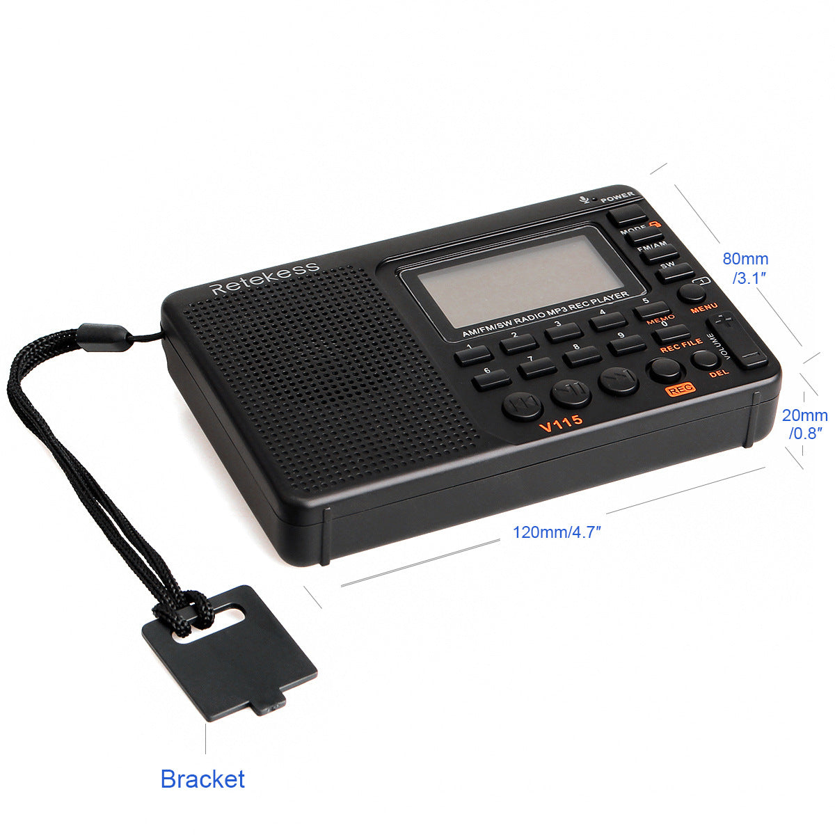 JMT-628938 Full Band Radio with FM/AM Tuner and MP3 Playback Function