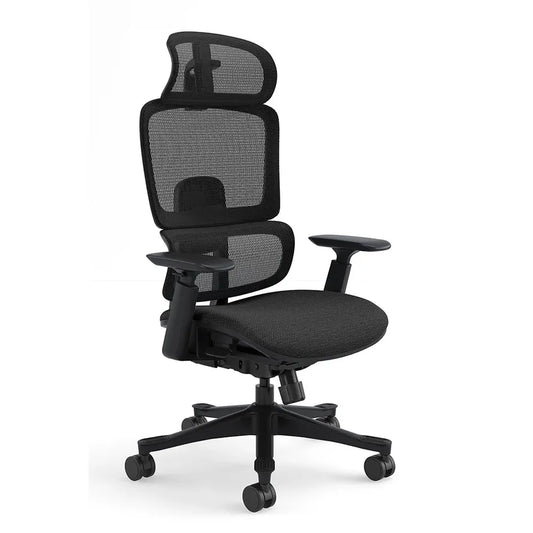 JMT-629194 Ergonomic Swivel Office Chair with Adjustable Headrest for Executive and Home Use