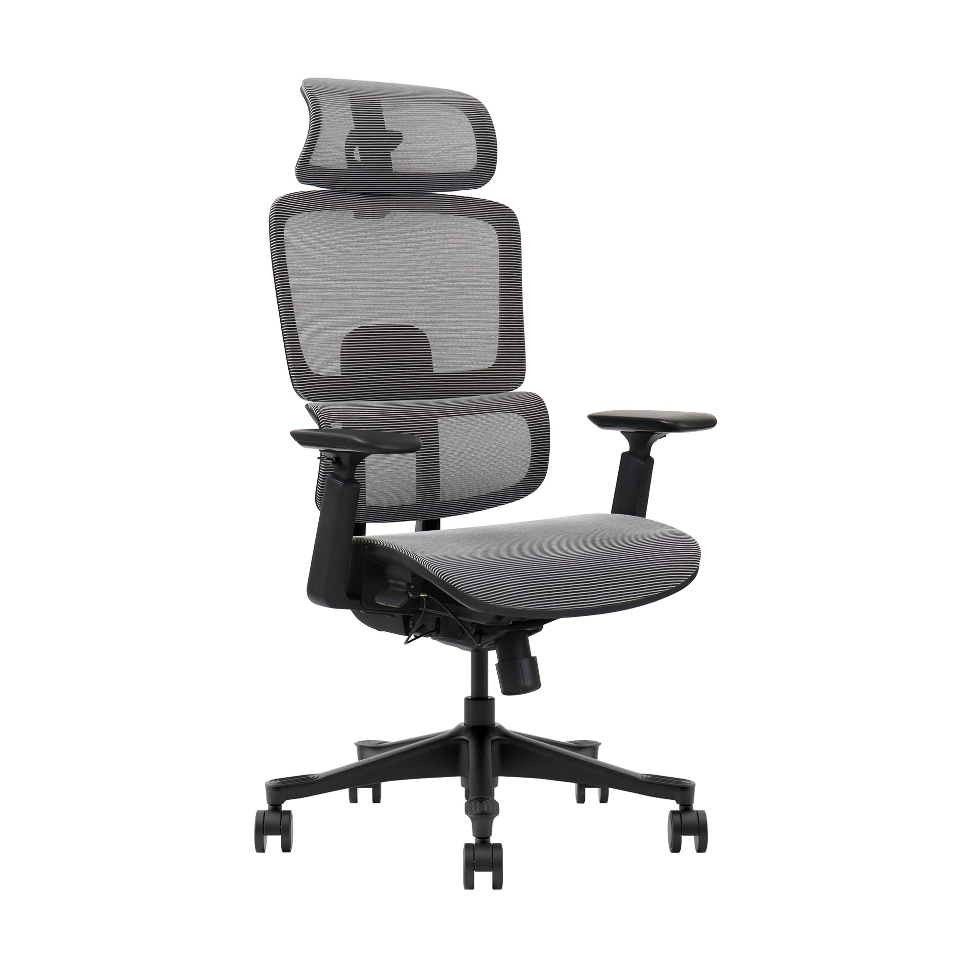 JMT-629194 Ergonomic Swivel Office Chair with Adjustable Headrest for Executive and Home Use