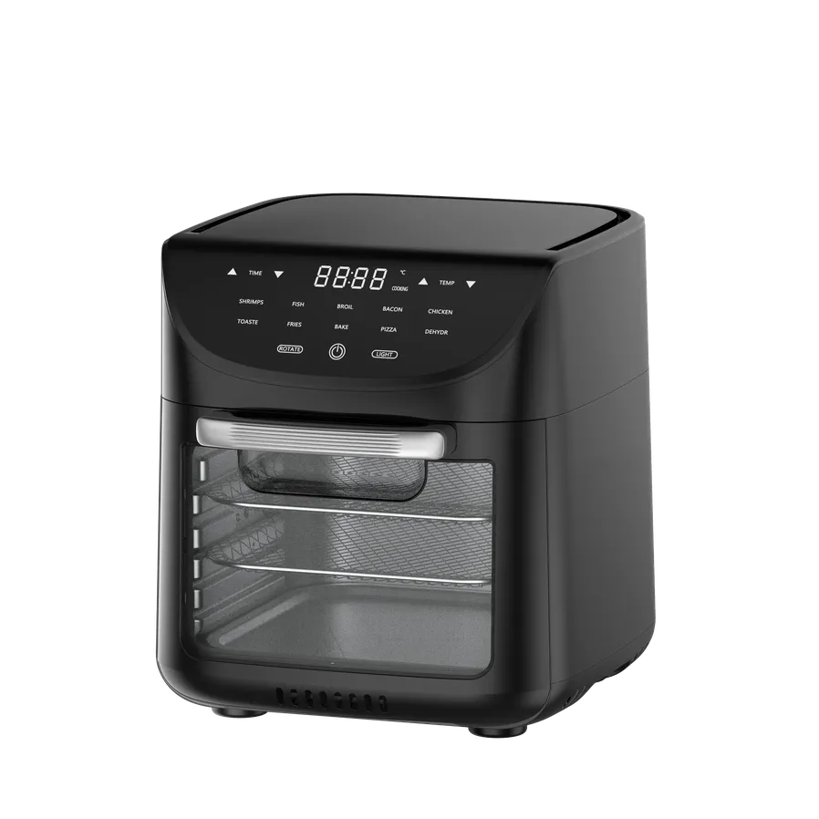 JMT-629194 Oil-Free 9L Air Fryer Oven with One-Touch Digital Controls and Presets for Cooking Chicken and French Fries