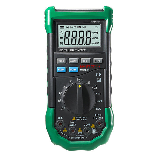 JMT-629258 Automatic Digital Multimeter with Full Safety Protection, Battery Powered, Compact Design