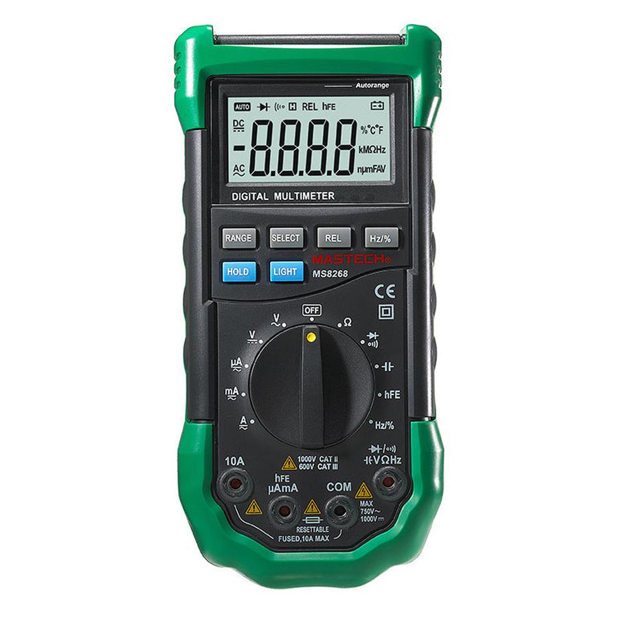 JMT-629258 Automatic Digital Multimeter with Full Safety Protection, Battery Powered, Compact Design
