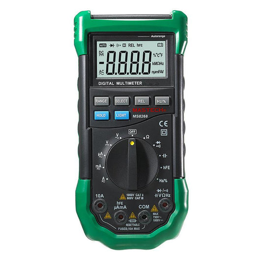 JMT-629258 Automatic Digital Multimeter with Full Safety Protection, Battery Powered, Compact Design