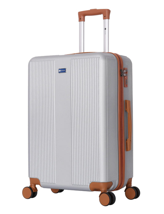 JMT-629322 Colour-Matched ABS Trolley Case Luggage Set for Men and Women - Model XHA253