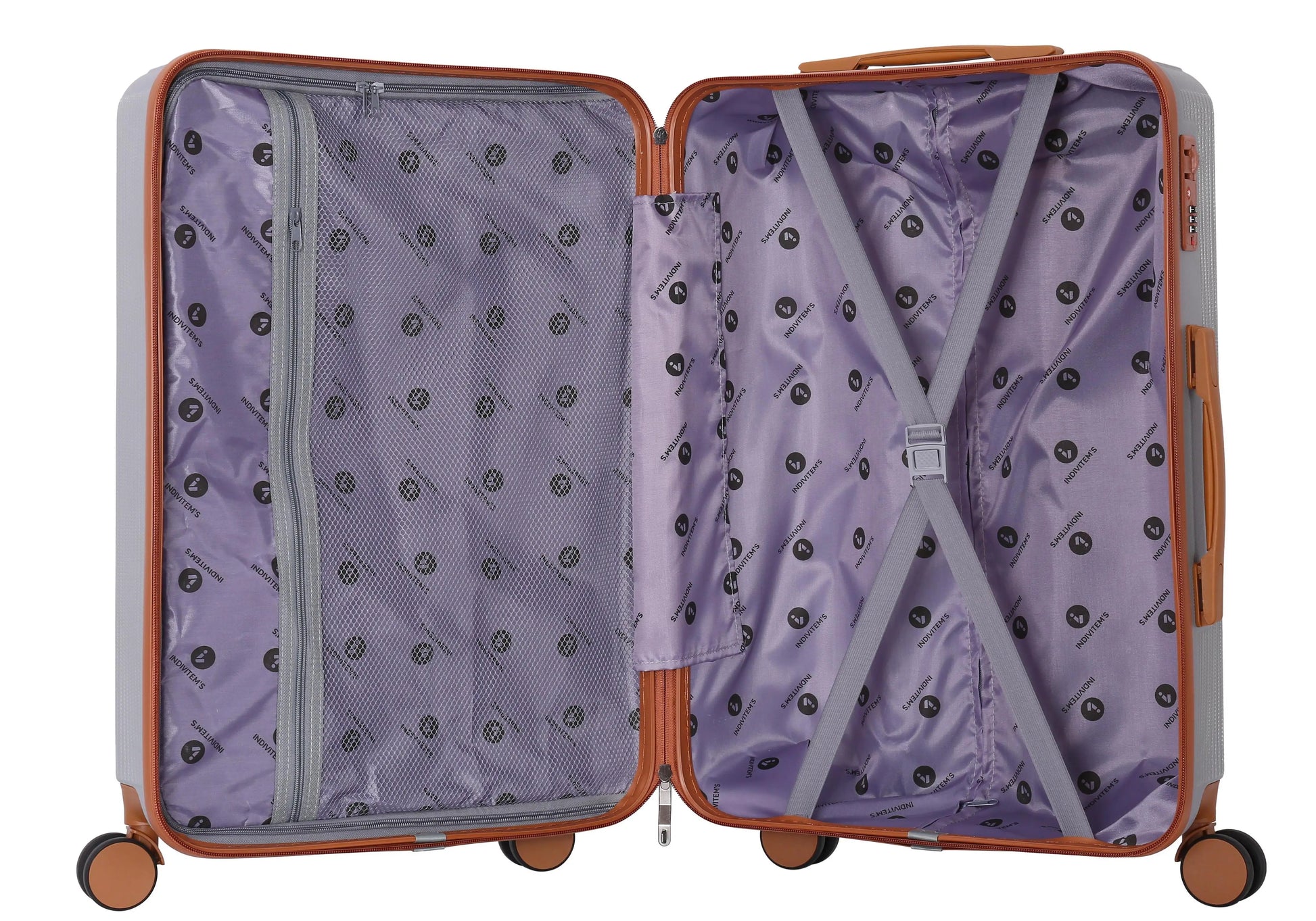JMT-629322 Colour-Matched ABS Trolley Case Luggage Set for Men and Women - Model XHA253