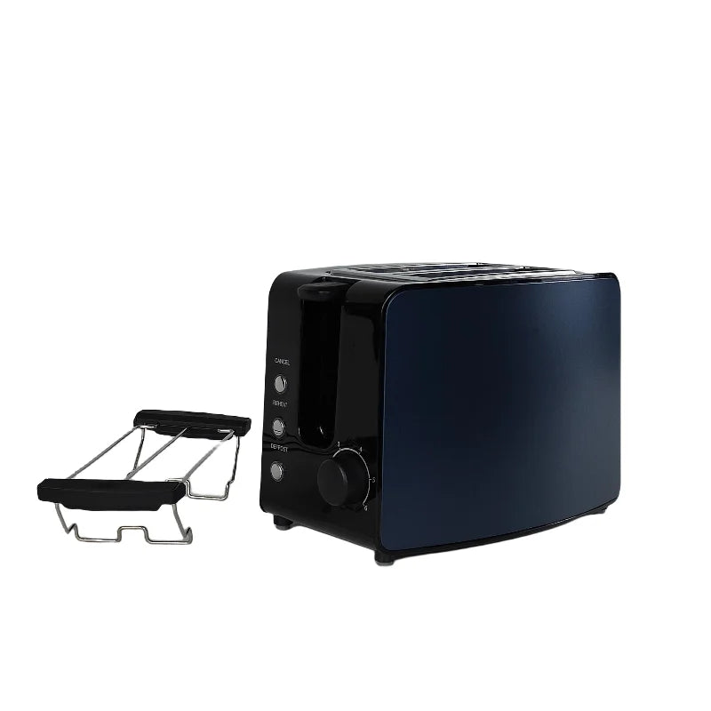 JMT-629386 2-Slice 38mm Wide Slot Breakfast Toaster with Easy-Clean Design