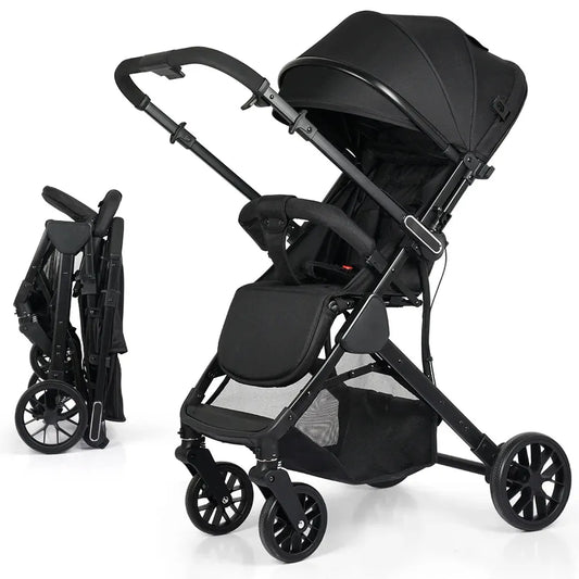 JMT-629450 Lightweight Foldable 3-in-1 Luxury Baby Stroller Pushchair for Infant Carriage