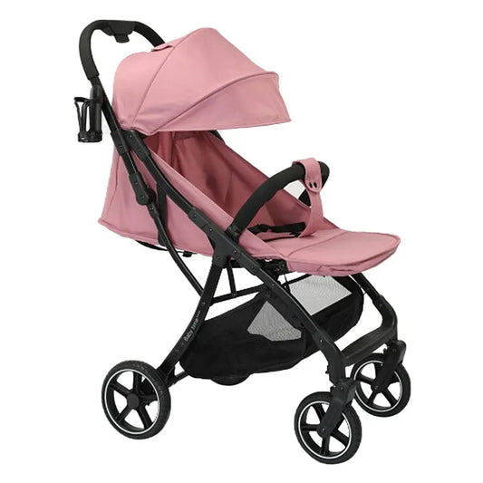 JMT-629578 Compact One-Button Folding Baby Stroller for Convenient Travel with Gravity Mechanism