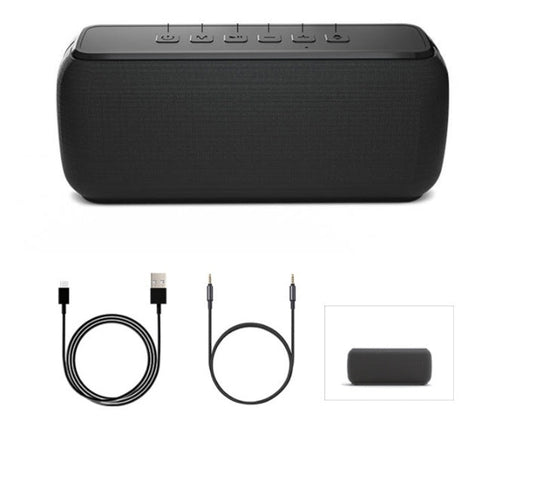 JMT-629770 60W Fabric Bluetooth Speaker with DSP, Type-C Charging, IPX5 Waterproof, and 6600mAh Battery