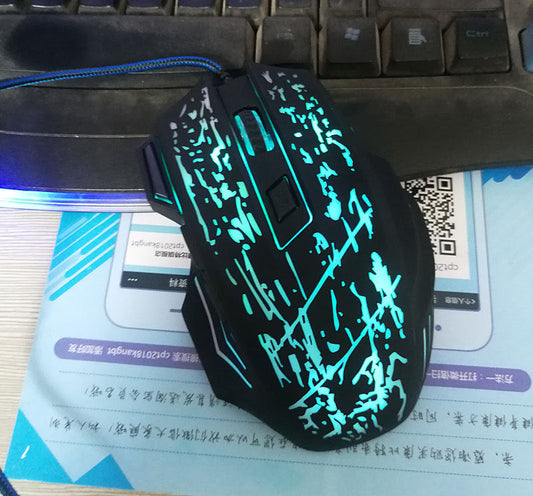 JMT-629770 Wired Optical Gaming Mouse with 5500 DPI, 7 RGB Backlight Colors, 7 Programmable Buttons for PC and Laptop