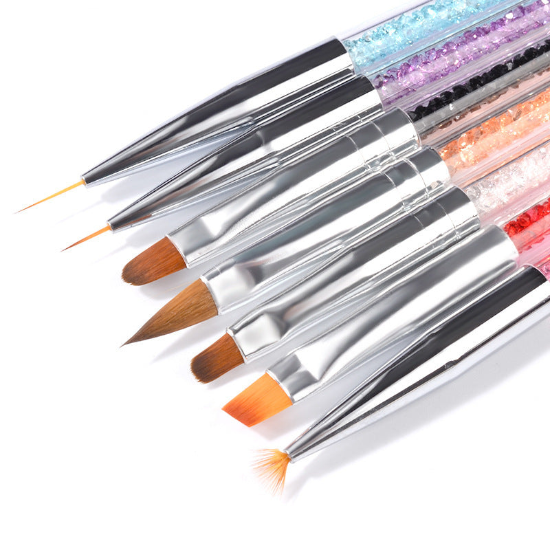 JMT-629898 Crystal Nail Art Tools Set – 7 Diamond Tip Pens in Various Sizes for Precision Design