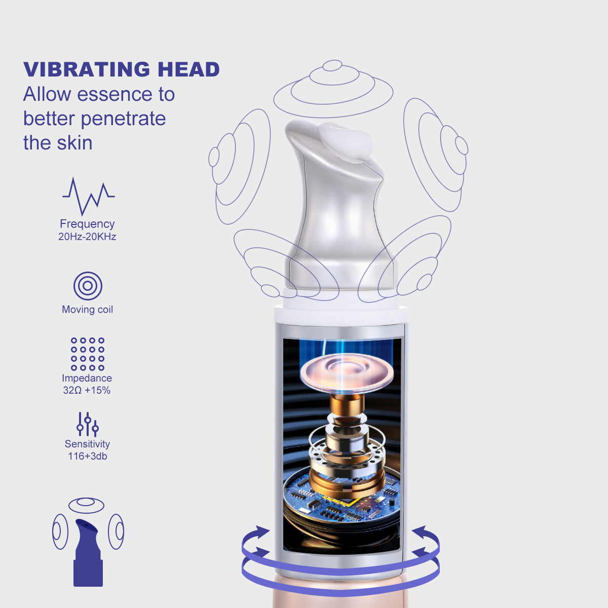 JMT-630026 Moisturizing Anti-Wrinkle Eye Cream with Massage Applicator - 14ML