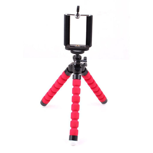 JMT-630602 Flexible Sponge Octopus Tripod Stand for Mobile Phones, Smartphones, and GoPro Cameras - Adjustable Monopod Support for Desk Use
