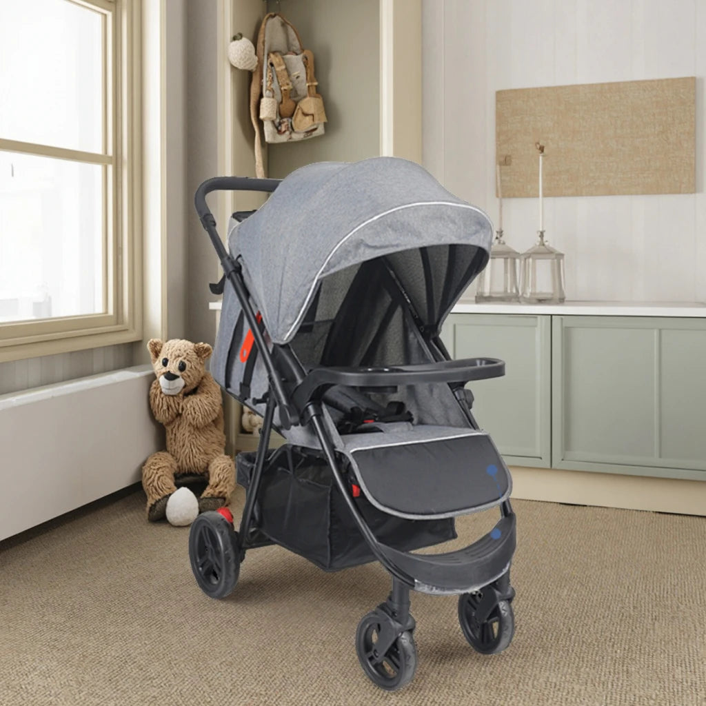 JMT-630730 2 in 1 Be-directional Baby Stroller with Car Seat for Toddlers - Lightweight Folding Design