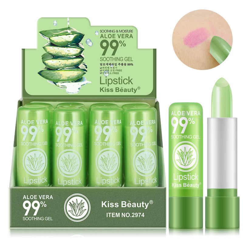 JMT-630858 Color-Changing Aloe Vera Lip Balm for Moisturized Lips