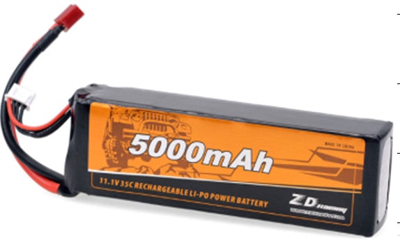 JMT-630922 11.1V 5000mAh Lithium Battery for ZD Racing 1/8 RC Models 9116 9020 9021 08426 08427