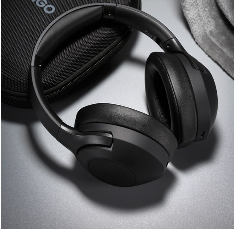 JMT-631242 Active Noise Cancellation Bluetooth Headset - Wireless Music Headphones with Metal and Plastic Design