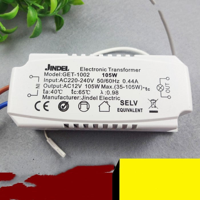 JMT-631370 Electronic Transformer for Quartz Lamps - Multiple Specifications Available (50W to 160W)