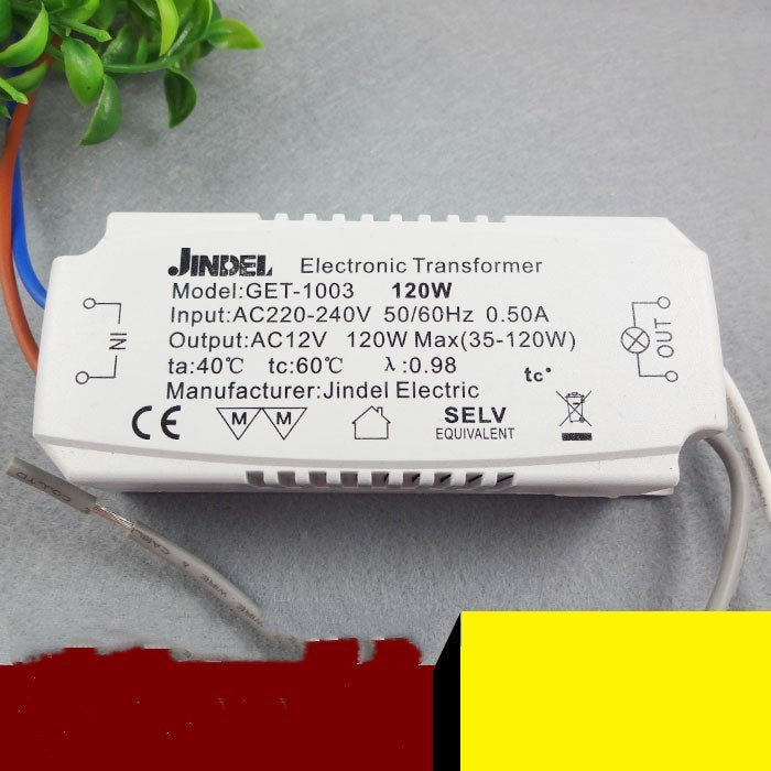 JMT-631370 Electronic Transformer for Quartz Lamps - Multiple Specifications Available (50W to 160W)