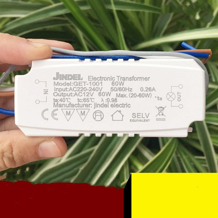 JMT-631370 Electronic Transformer for Quartz Lamps - Multiple Specifications Available (50W to 160W)