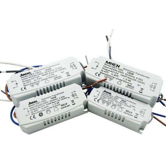 JMT-631370 Electronic Transformer for Quartz Lamps - Multiple Specifications Available (50W to 160W)
