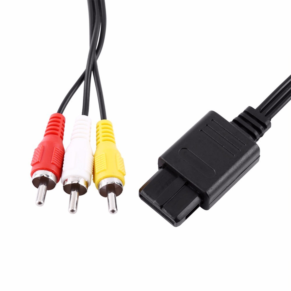 JMT-632074 N64 AV Audio Video Composite Cable for Nintendo 64 - 1.8m Length