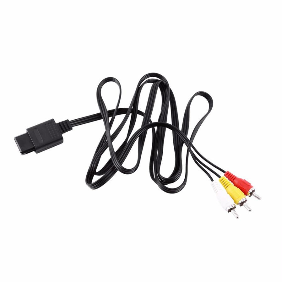 JMT-632074 N64 AV Audio Video Composite Cable for Nintendo 64 - 1.8m Length