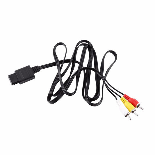 JMT-632074 N64 AV Audio Video Composite Cable for Nintendo 64 - 1.8m Length
