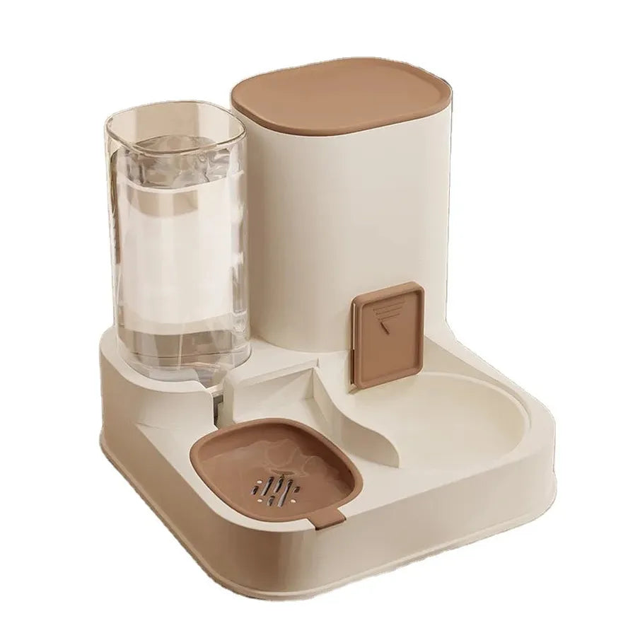 JMT-632266 Automatic Pet Feeder with Smart Control for Dogs and Cats - Dual Food and Water Bowls