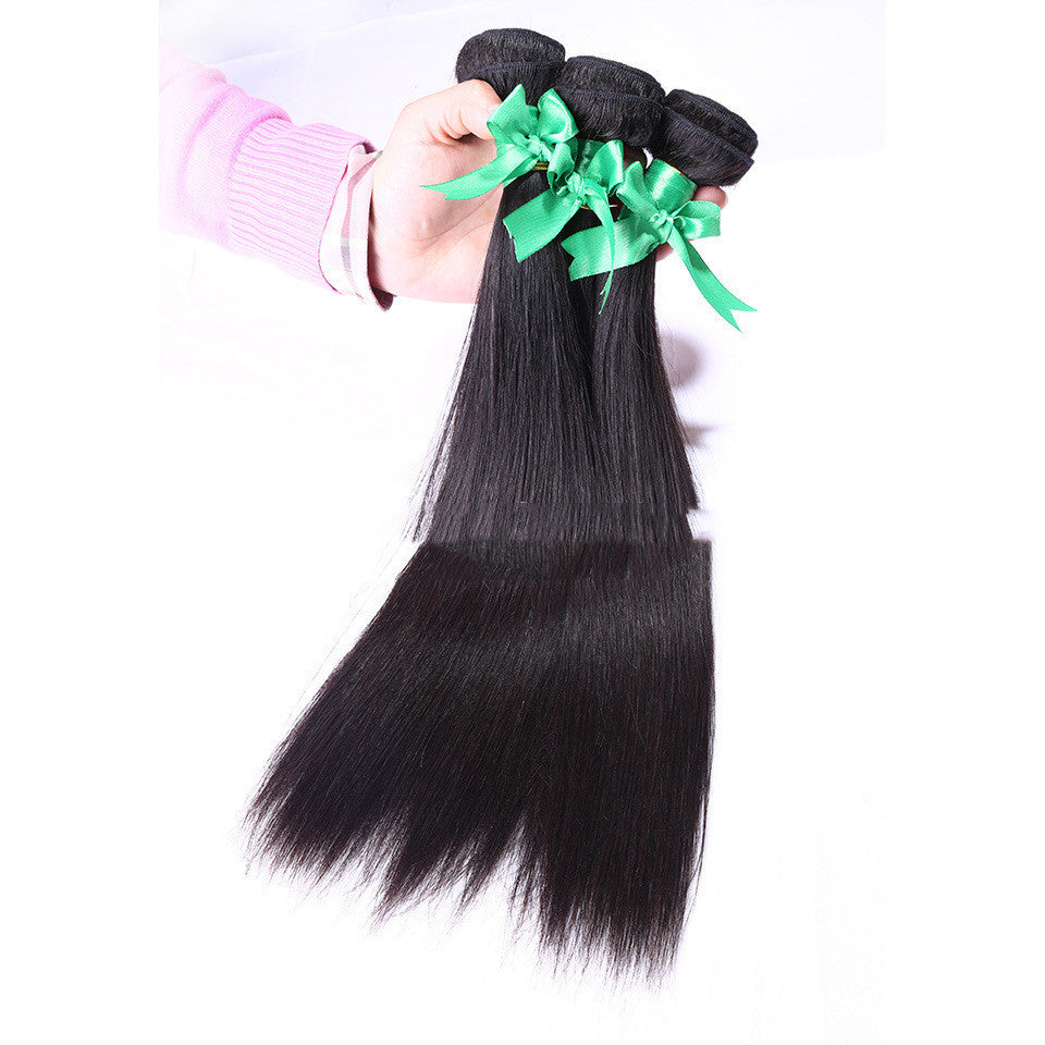 JMT-632266 Natural Color Indian Hair Straight Weave for All Skin Tones and Face Shapes - Available in Multiple Lengths