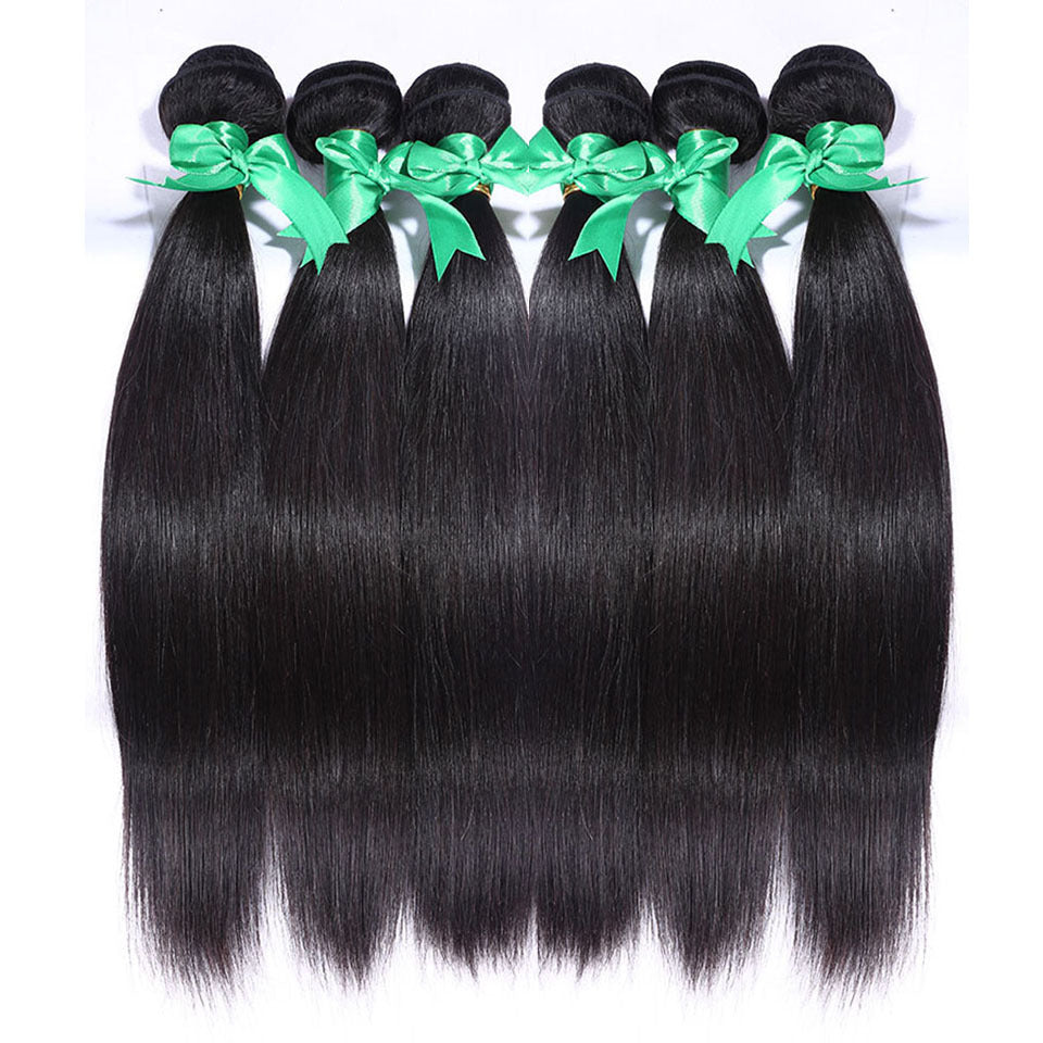 JMT-632266 Natural Color Indian Hair Straight Weave for All Skin Tones and Face Shapes - Available in Multiple Lengths