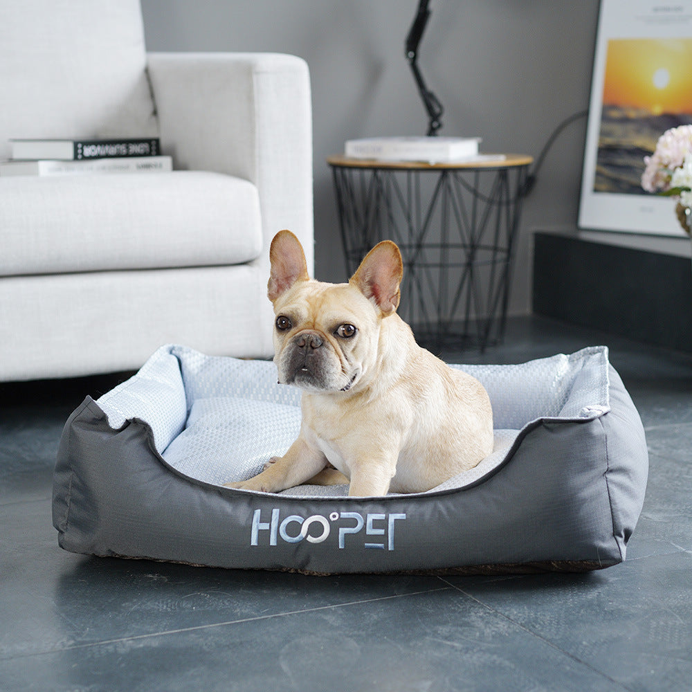 JMT-632714 Summer Soft Dog Bed with Removable Cover - Comfortable Pet Nest for Small to Medium Dogs and Cats