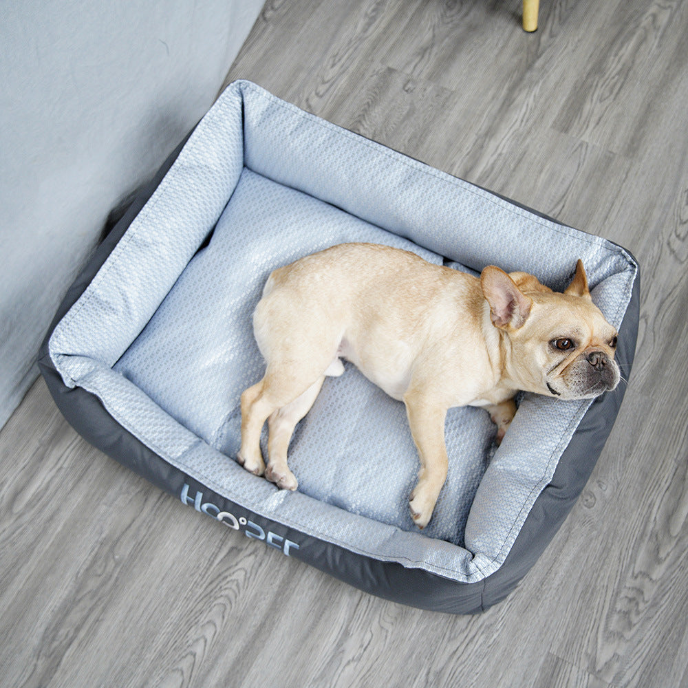 JMT-632714 Summer Soft Dog Bed with Removable Cover - Comfortable Pet Nest for Small to Medium Dogs and Cats