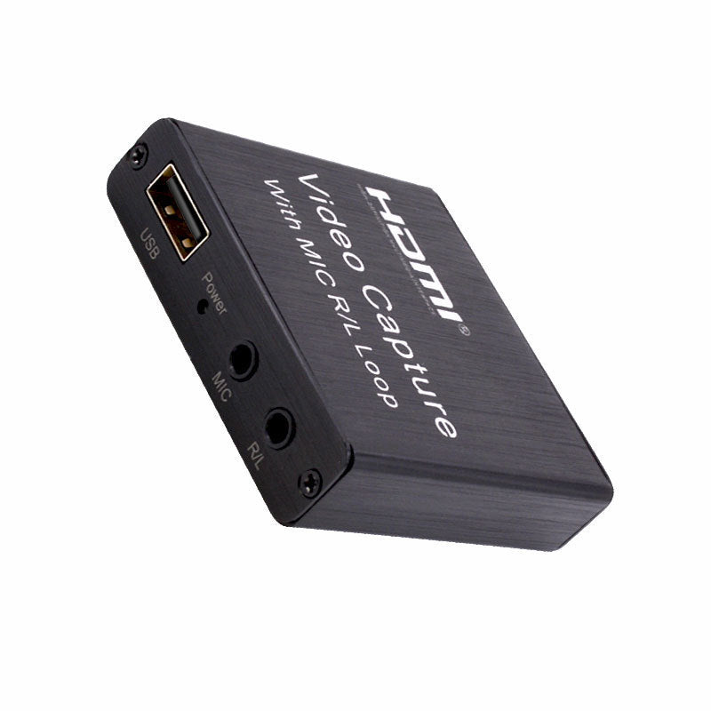 JMT-632906 HDMI Video Capture Card for Recording and Streaming with USB2.0 Interface, 4K Input, 1080P Output, and Microphone Support