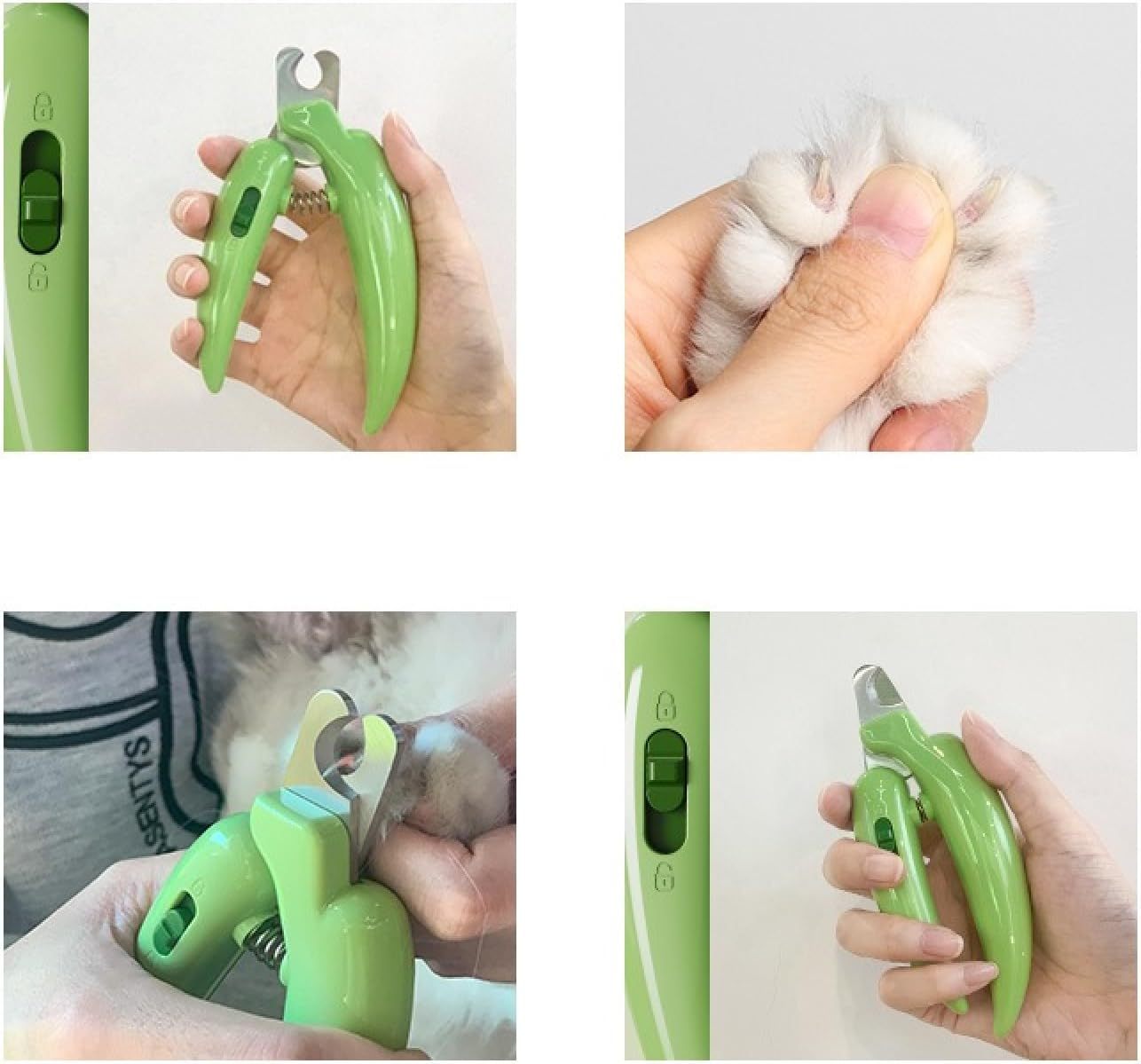 JMT-632970 Stainless Steel Pet Nail Clippers with Anti-Splash Baffle for Cats and Dogs