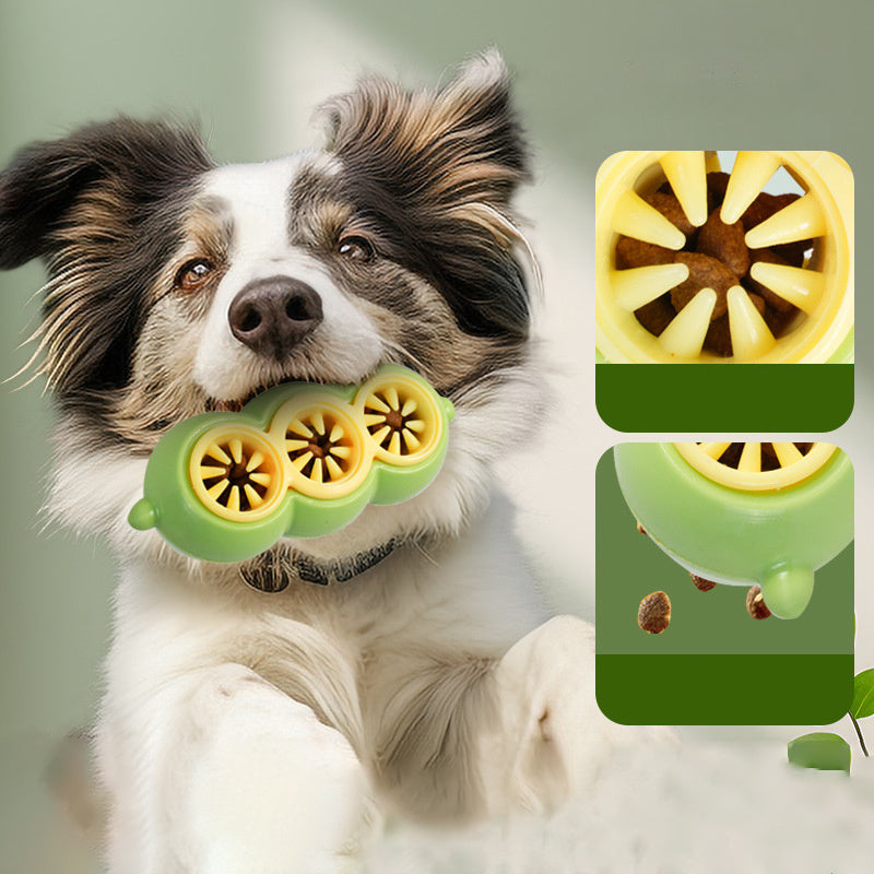 JMT-633034 Interactive Dog Puzzle Toy for Treat Dispensing and Dental Care