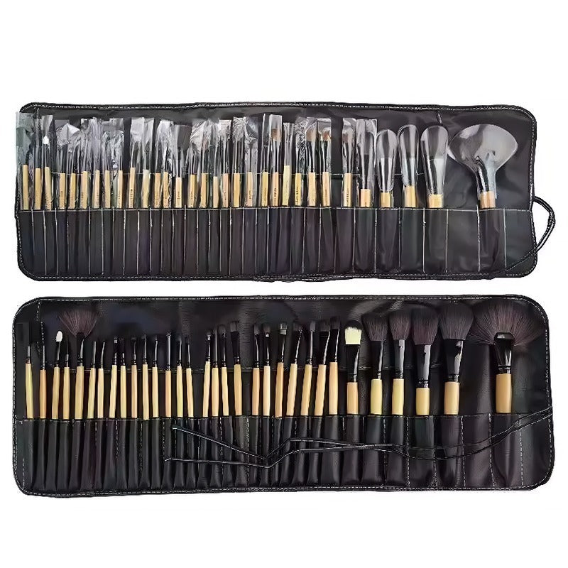 JMT-633162 Portable 32-Piece Travel Makeup Brush Set for On-the-Go Application