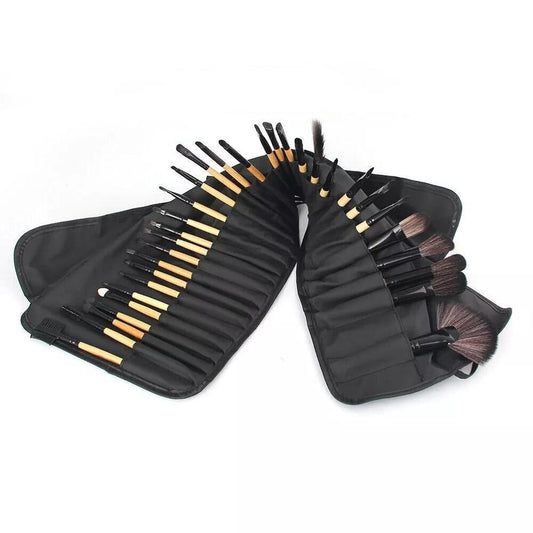 JMT-633162 Portable 32-Piece Travel Makeup Brush Set for On-the-Go Application