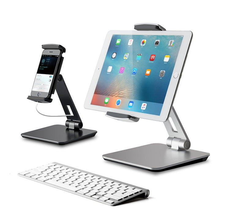 JMT-633226 Folding Mobile Phone and Tablet Stand with 360° Rotation and Anti-Slip Silicone Protection