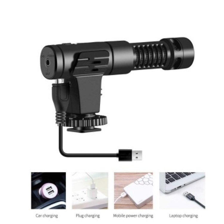 JMT-633226 Premium Mobile Live Microphone for Phones and Cameras with Enhanced Sensitivity